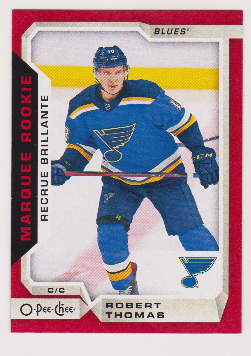 (image for) 2018-19 O-Pee-Chee Red #638 Robert Thomas RC YEAR
